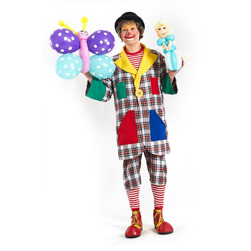 Onze Ballonartiesten Gezellige, vrolijke clown maakt ballonnen op uw evenement